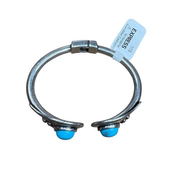 Express Silver and Turquoise Bracelet - Picture 2 of 5